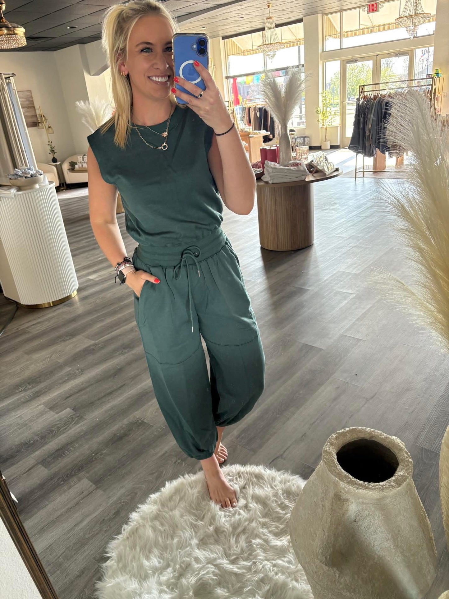 KeKe Drawstring Jumpsuit