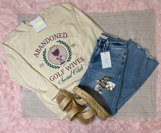 Abandoned Golf Wife Crewneck