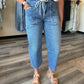 Sydney High Rise Elastic Waistband Jeans