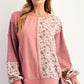 Julia Floral Stitch Pullover