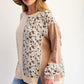 Julia Floral Stitch Pullover