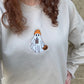 Embroidered Ghost Crewneck