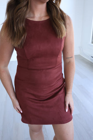 Ember Suede Mini Dress