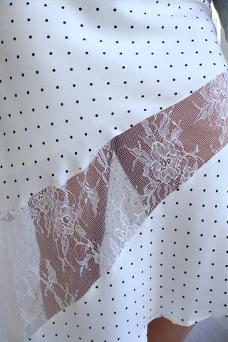 Laurel Lace Panel Midi Skirt
