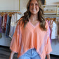 Allen Rib Contrast Top