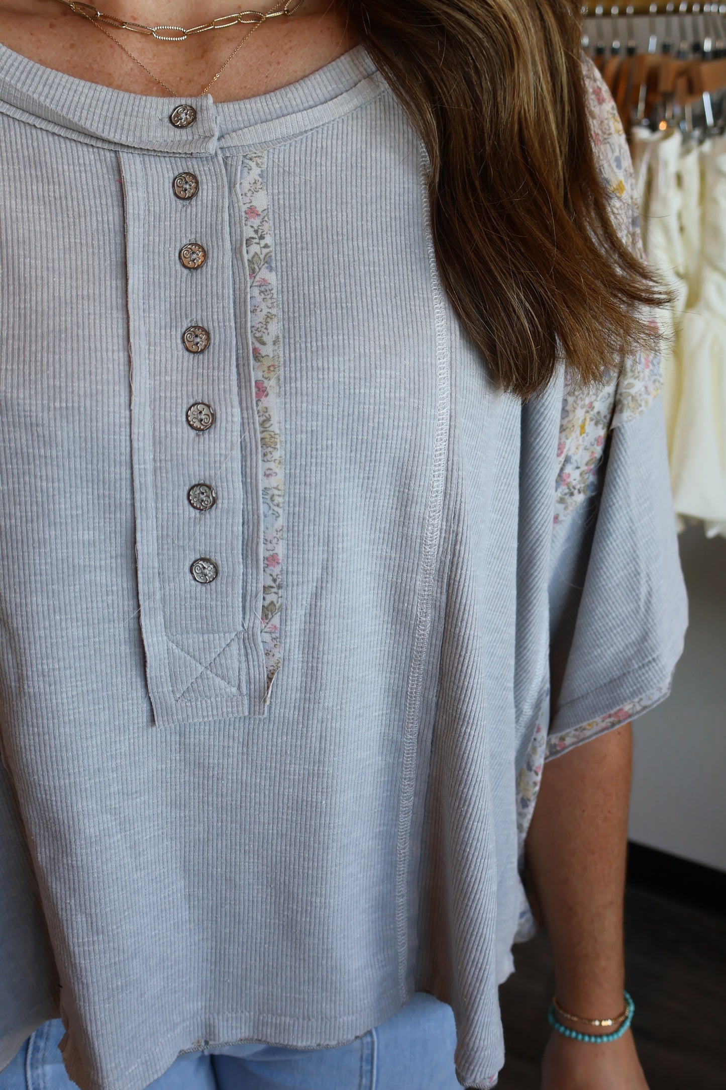 Cora Floral Round Neck Short Sleeve