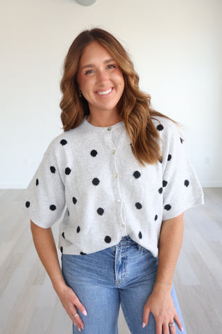 Carrie Polka Dot Cardigan
