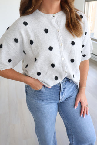 Carrie Polka Dot Cardigan