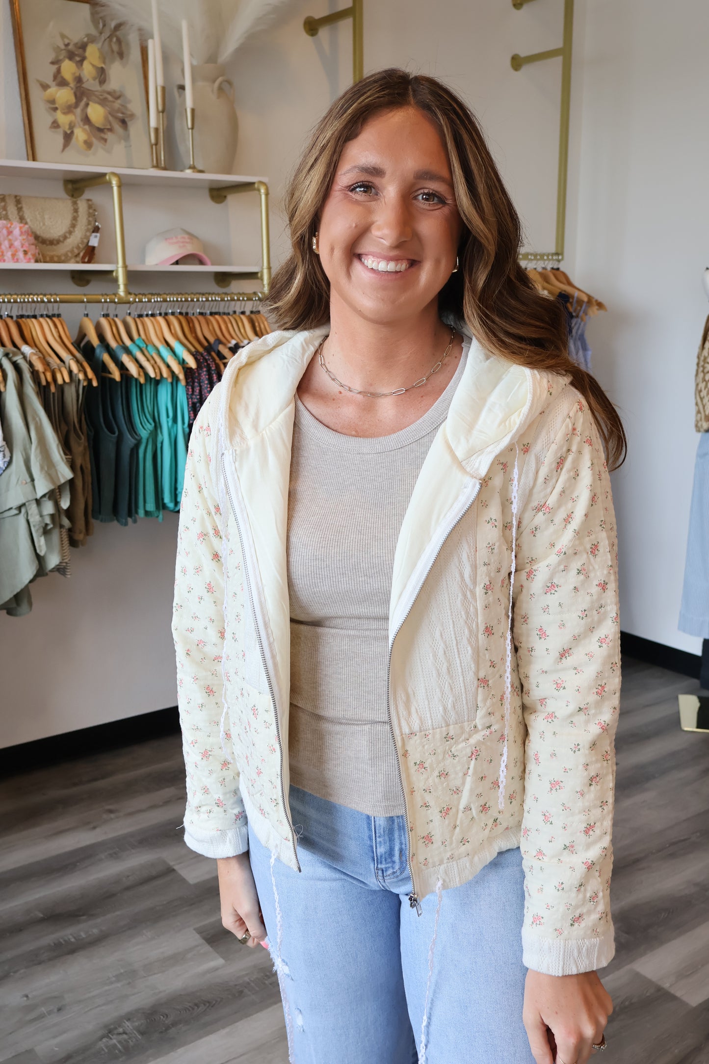 Cambria Gauze Quilted Jacket
