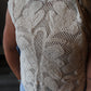 Jennifer Round Neck Crochet Top