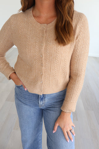 Medina Pointelle Cardigan