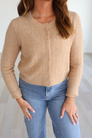 Medina Pointelle Cardigan