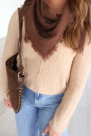 Paisley Wool Scarf