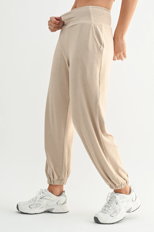 Brushed Hacci Lounge Jogger
