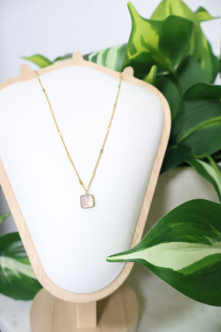 Felicity Shell Square Necklace