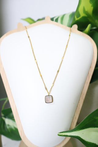 Felicity Shell Square Necklace