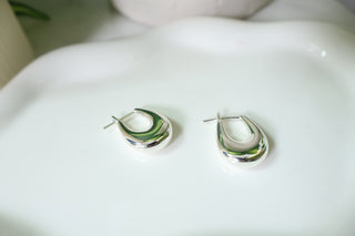 Quinn Droplet Hoop Earring