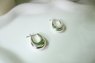 Quinn Droplet Hoop Earring