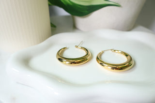 Galene Large Hoop Earrings