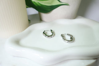 Darcy Oval Hoop Earring