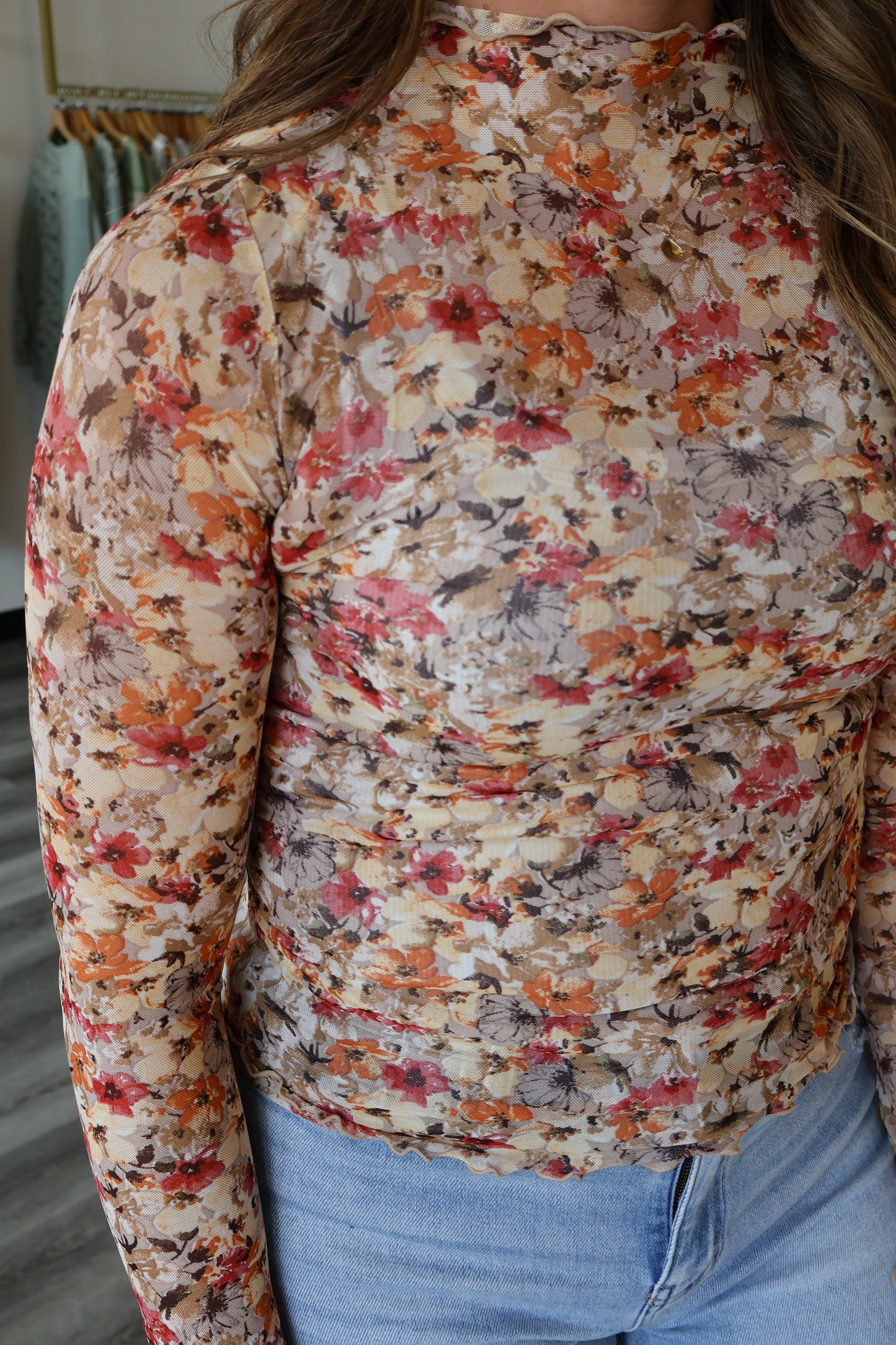 Billie Mesh Long Sleeve