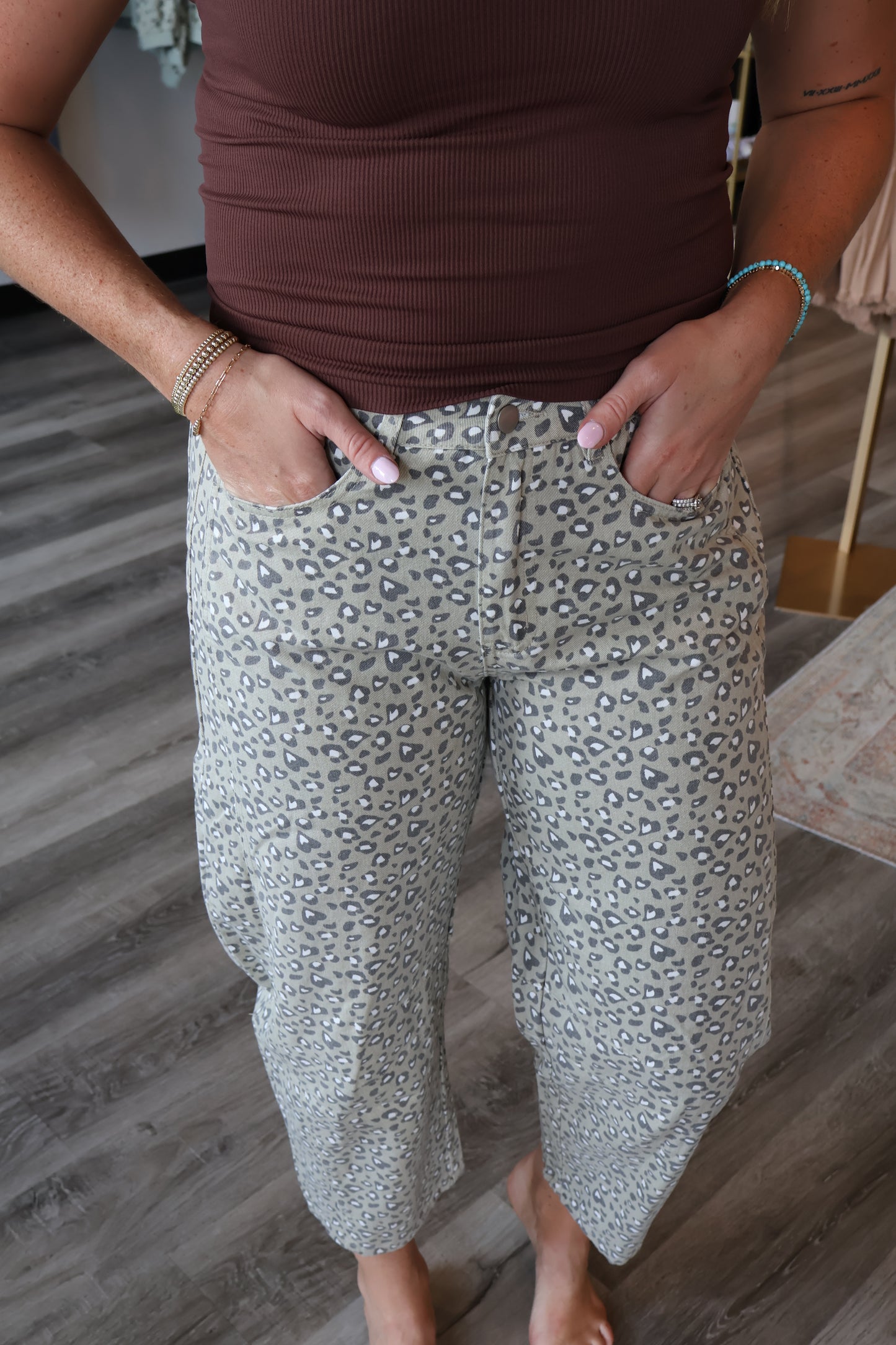 Andi Cheetah Jeans