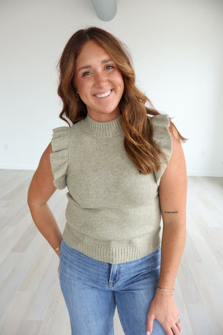 Ellis Mock Neck Sweater Vest