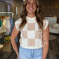 Kelsey Colorblock Sleeveless Sweater