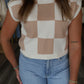 Kelsey Colorblock Sleeveless Sweater