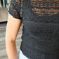 Lisa Sheer Ruffle Top