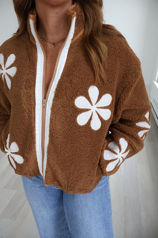 Mel Floral Sherpa Jacket
