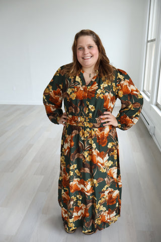 Karla Floral Midi Dress