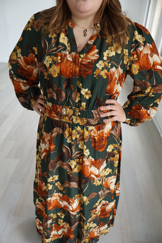 Karla Floral Midi Dress