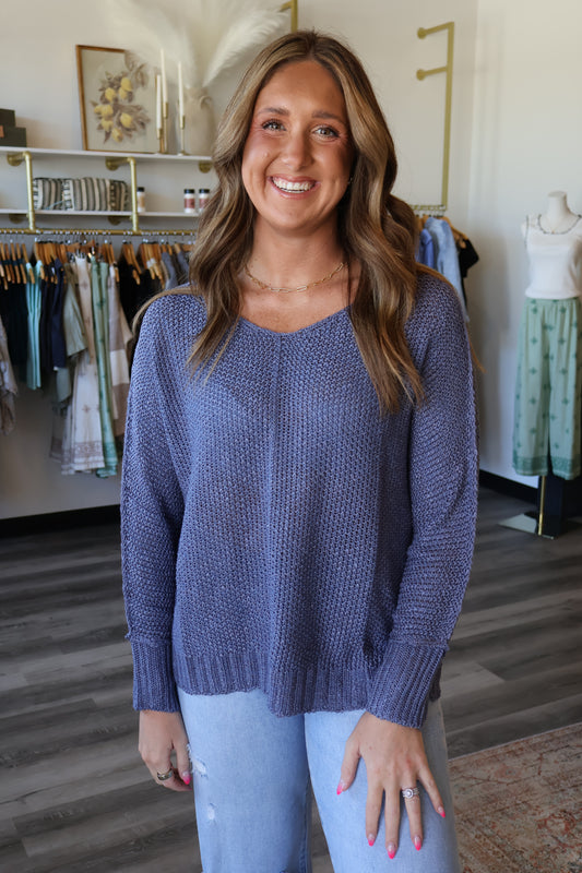 Noelle Reverse Seam Sweater