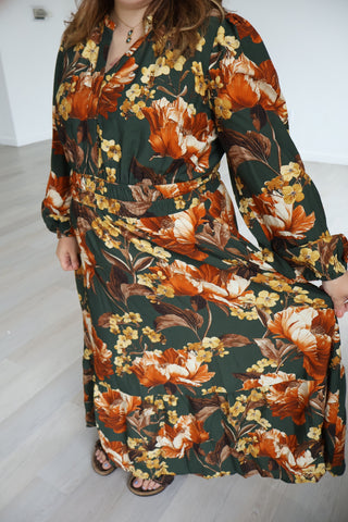 Karla Floral Midi Dress