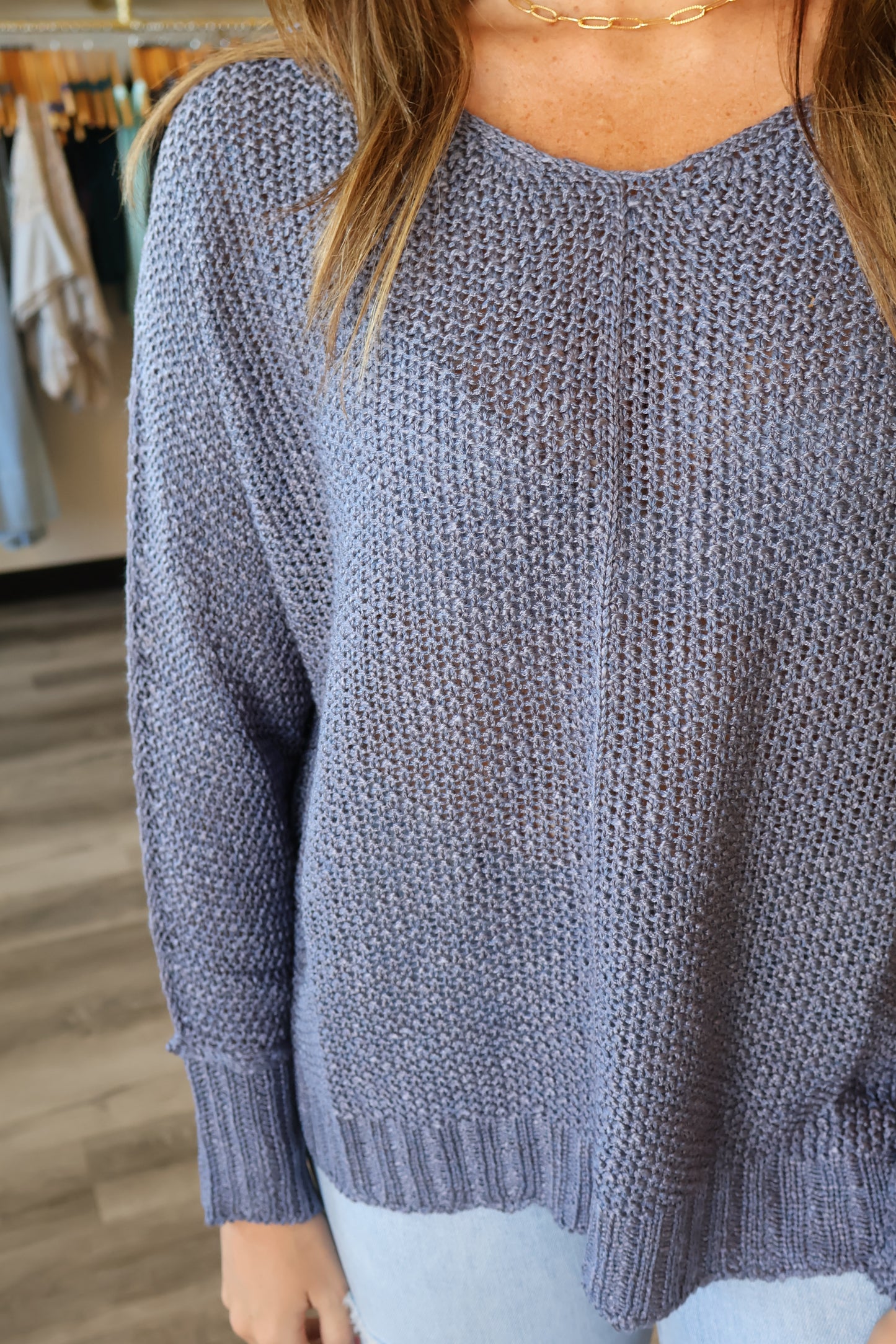Noelle Reverse Seam Sweater