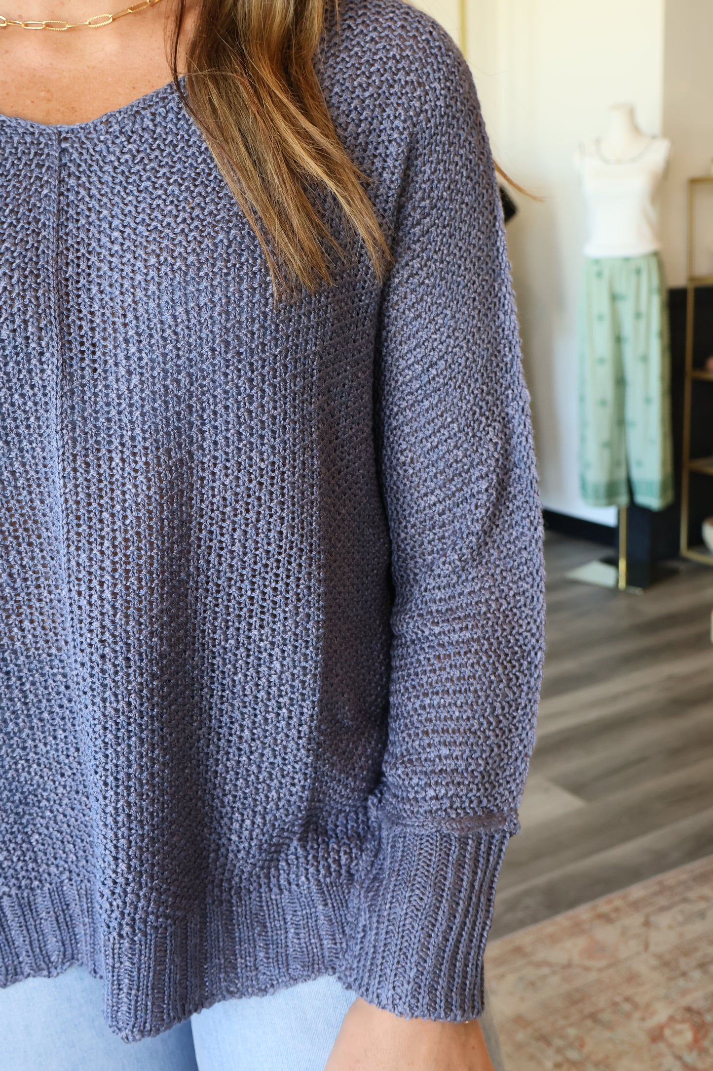 Noelle Reverse Seam Sweater