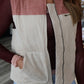 Kyler Mixed Print Vest