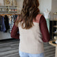 Kyler Mixed Print Vest