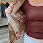 Kyler Mixed Print Vest