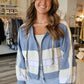 Talia Balloon Sleeve Zip Up