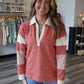 Lacy Brushed Jersey Pullover