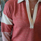 Lacy Brushed Jersey Pullover
