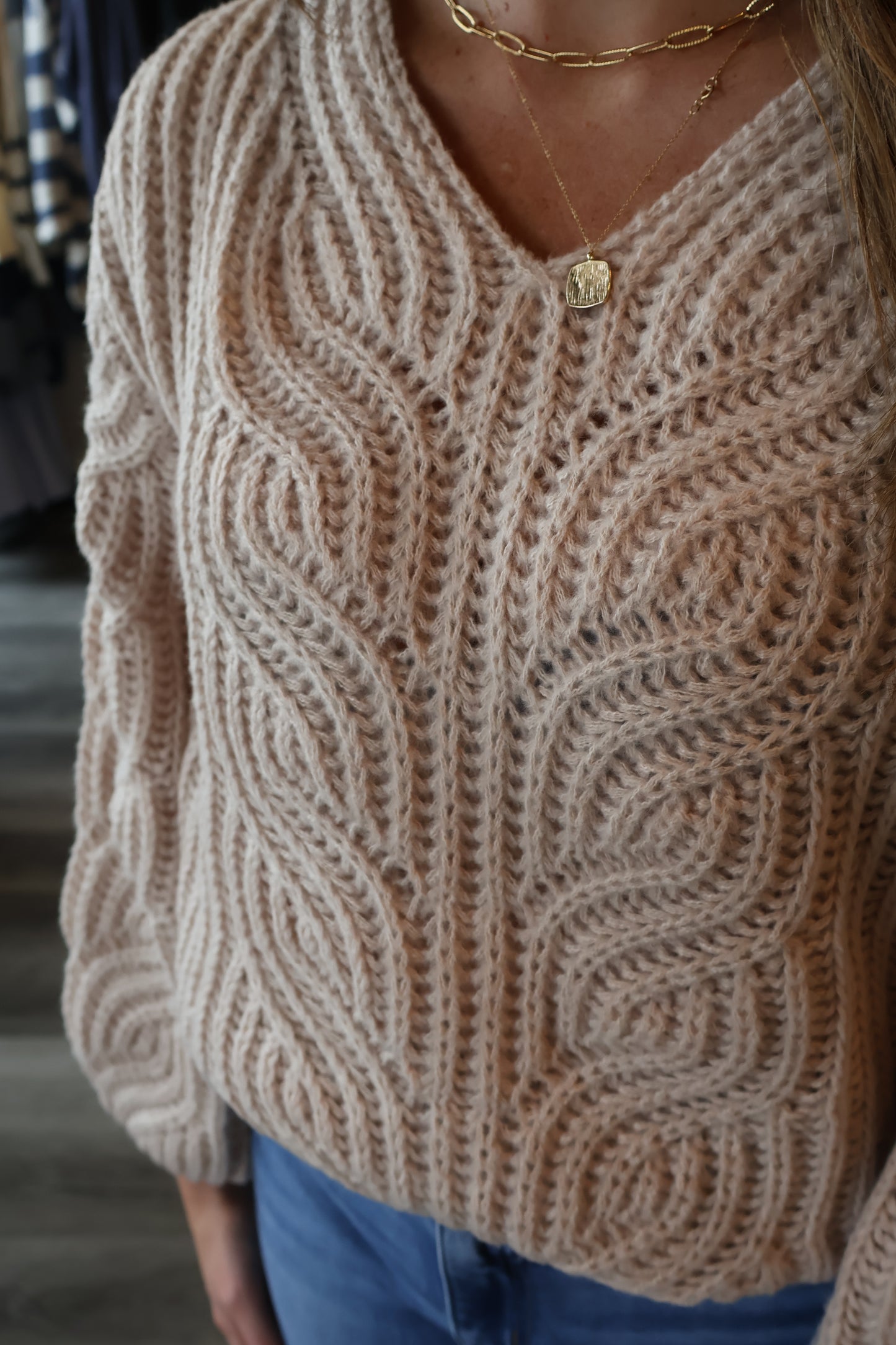 Blaire Chunky Cropped Sweater