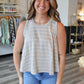 Days End Striped Tank