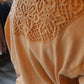 Dea Crochet Patch Crewneck