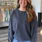 Dea Crochet Patch Crewneck