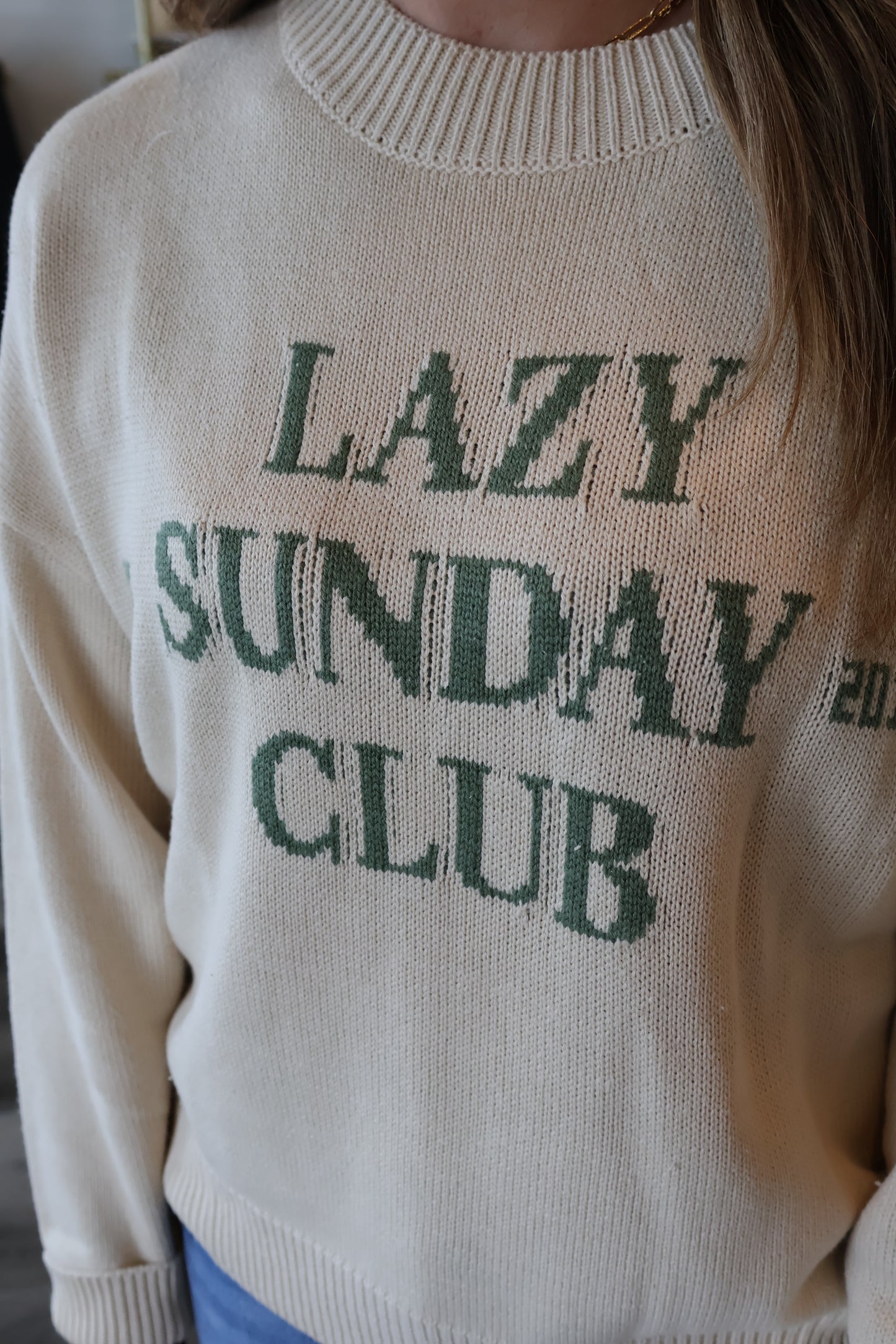 Lazy Sunday Club Sweater