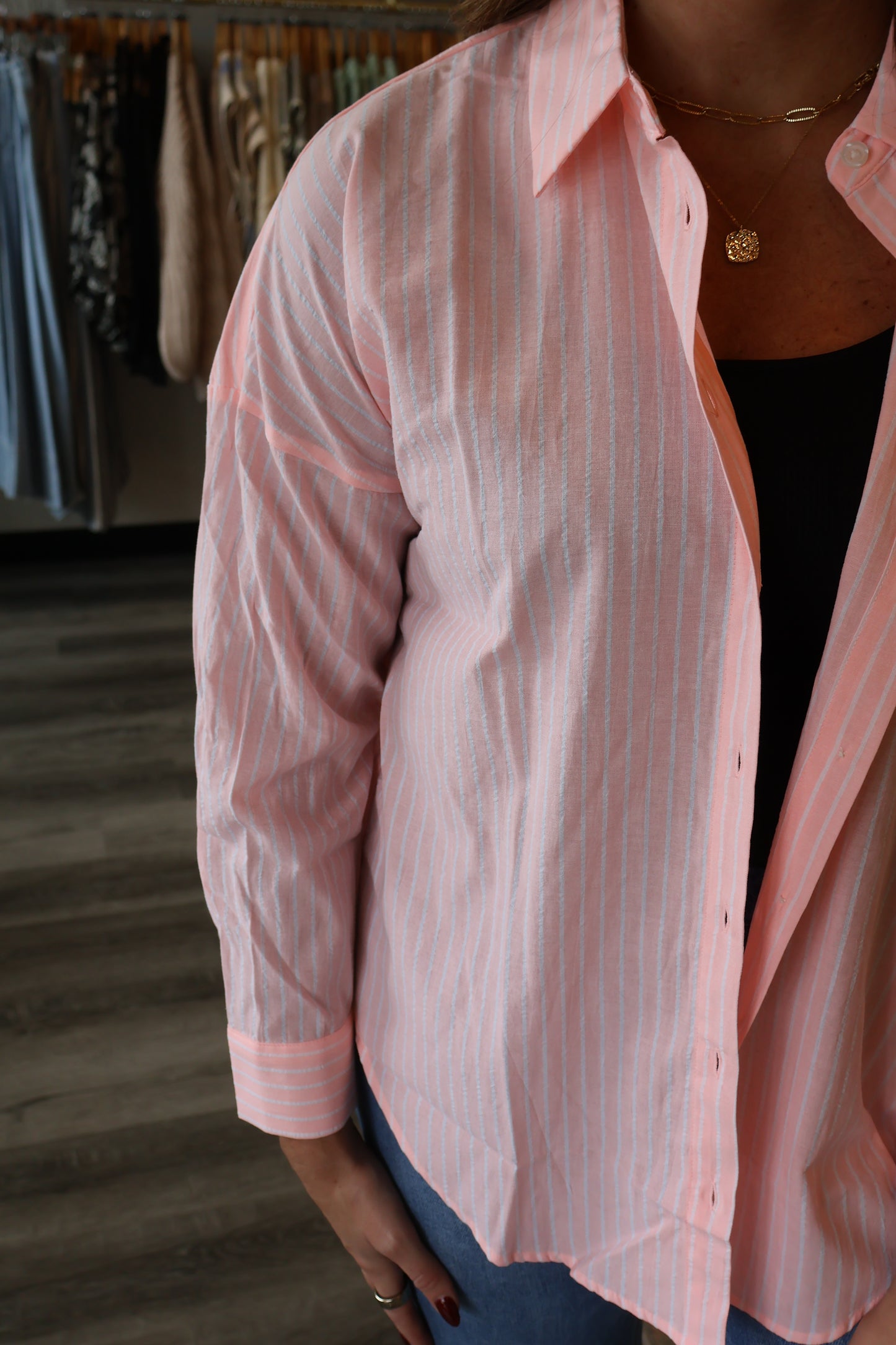 Meredith Button Up