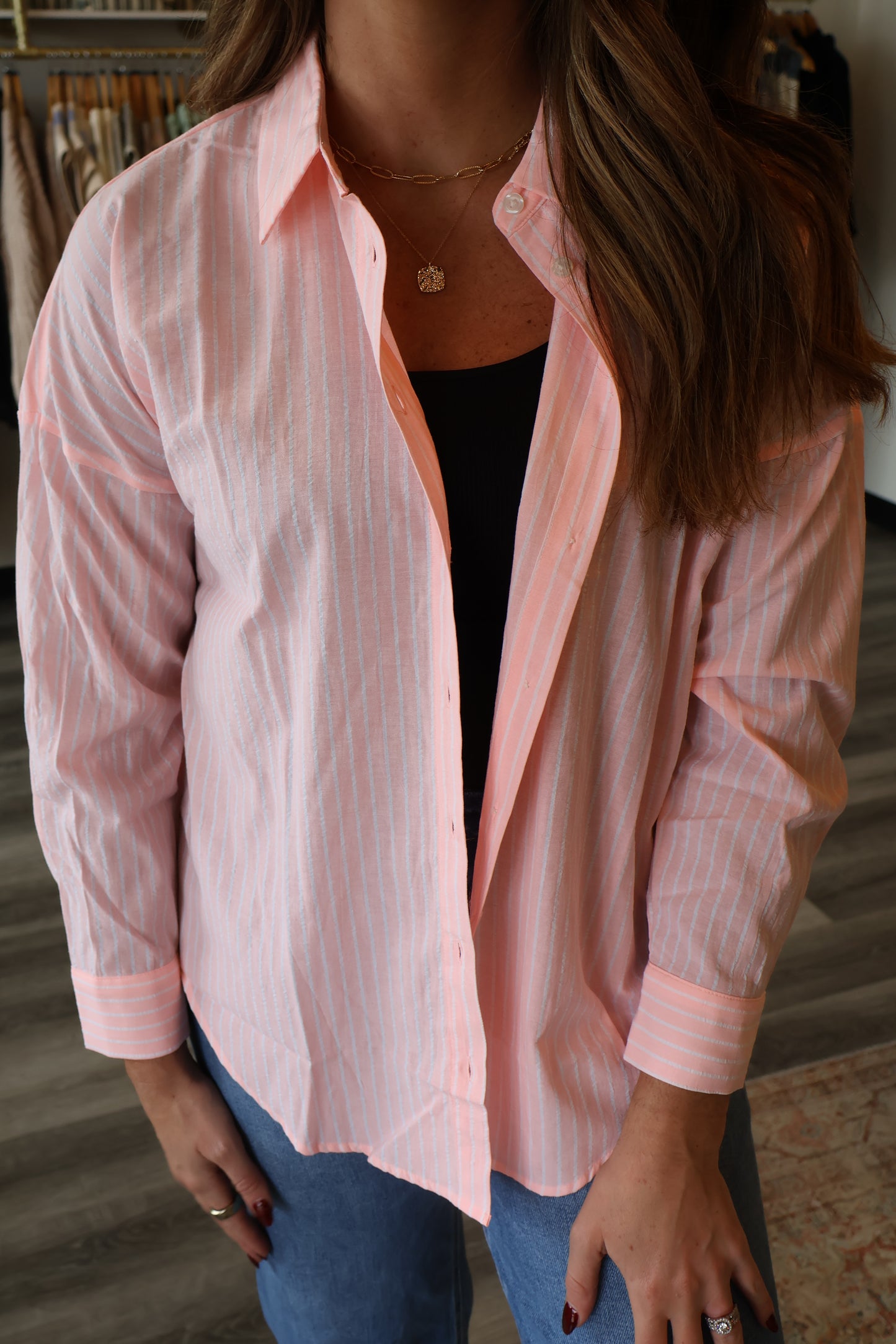 Meredith Button Up
